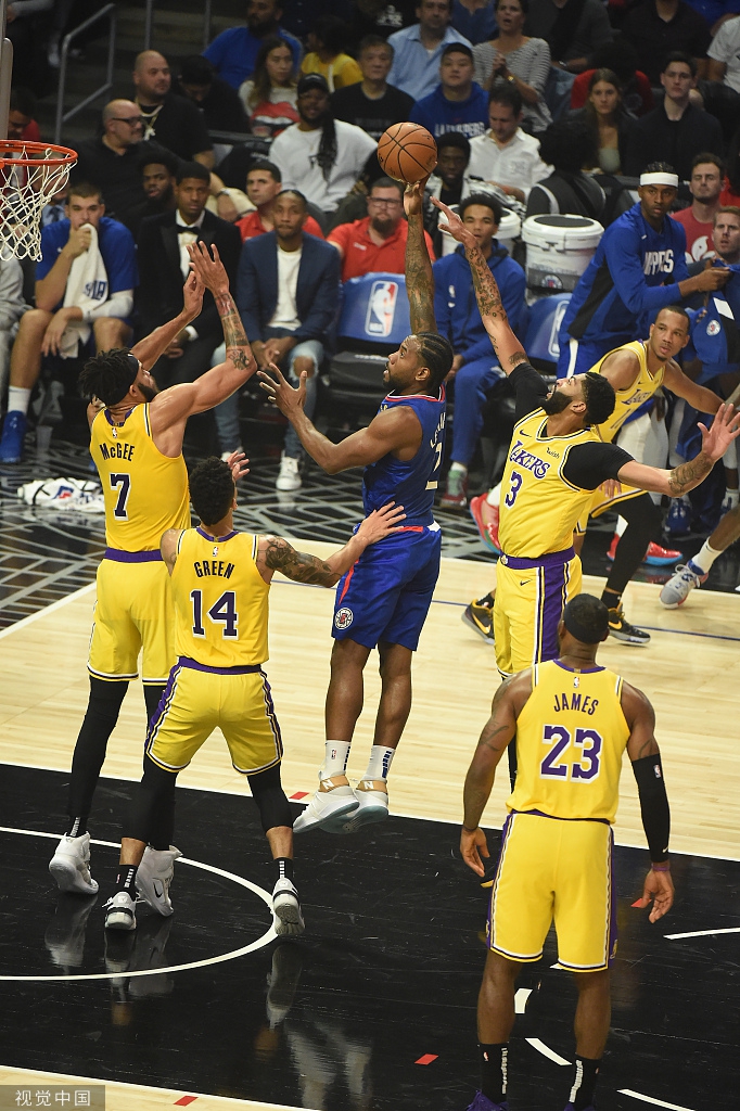 [NBA常规赛]湖人102-112快船 卡哇伊30分