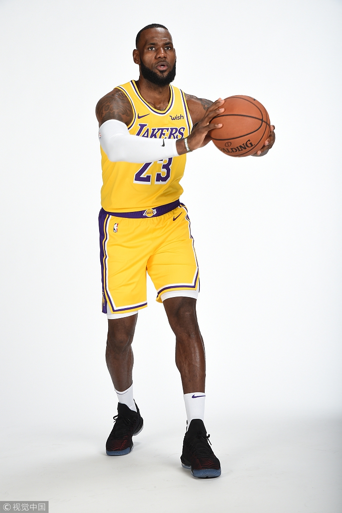 詹姆斯新赛季定妆照新鲜出炉 紫金23你给打几分？