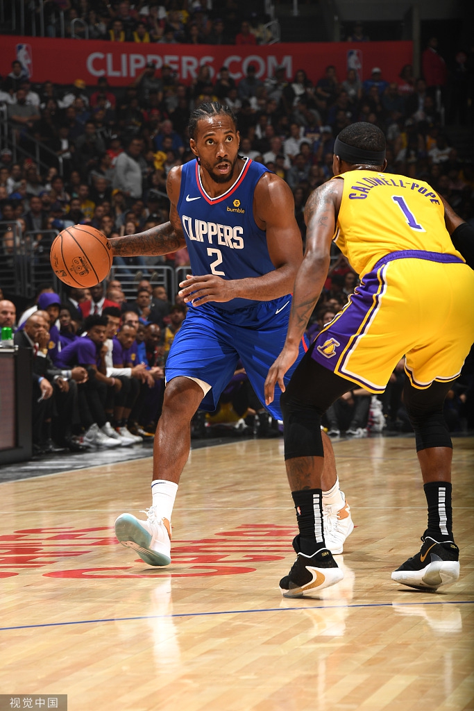 [NBA常规赛]湖人102-112快船 卡哇伊30分