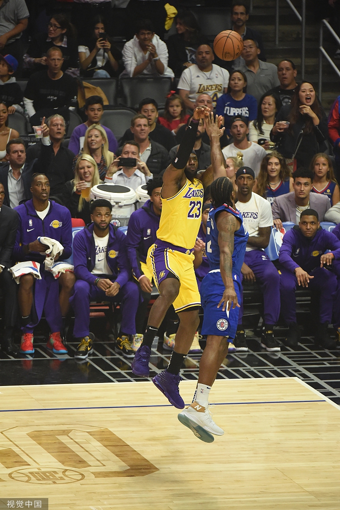 [NBA常规赛]湖人102-112快船 卡哇伊30分