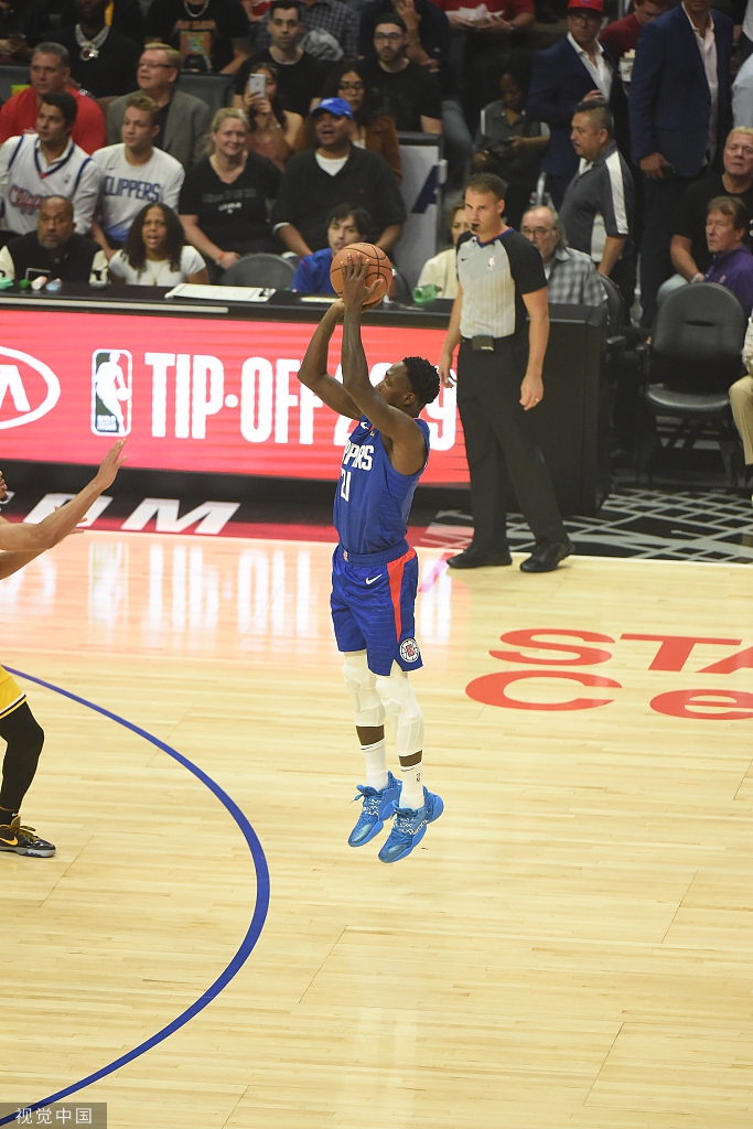 [NBA常规赛]湖人102-112快船 卡哇伊30分