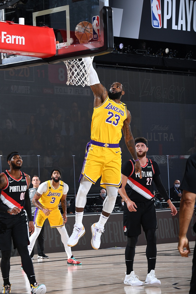 [NBA季后赛]开拓者122-131湖人