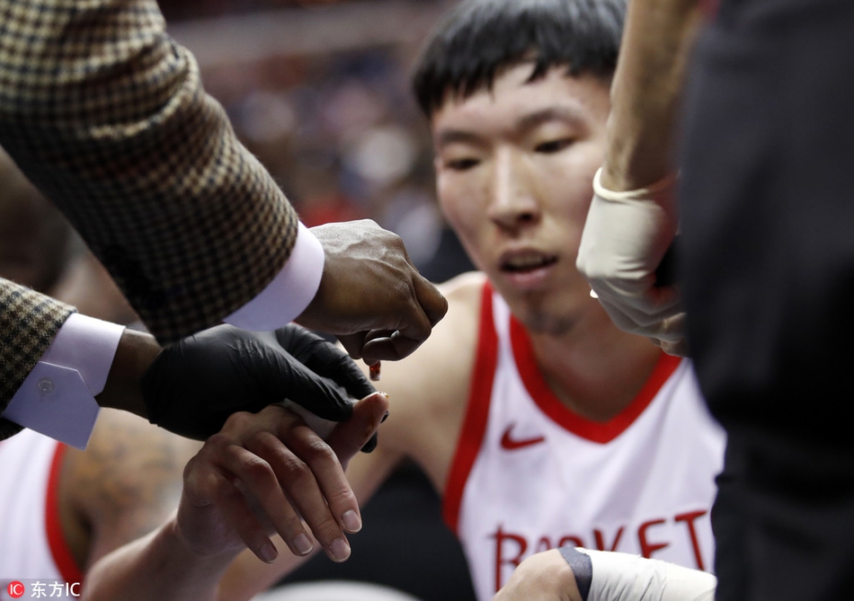 22分22板!周琦新秀赛季结束 你给他打几分?