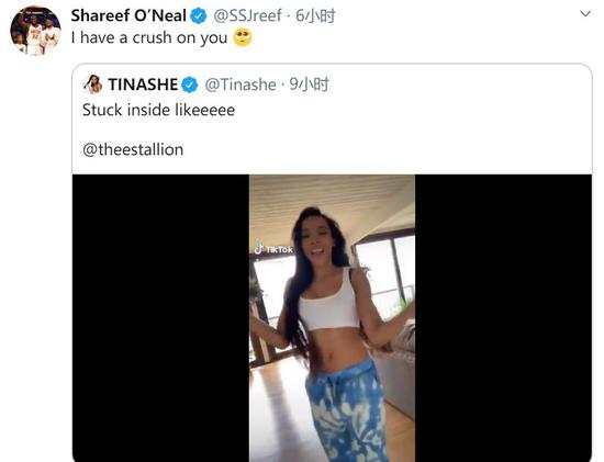 奥尼尔大儿子高调表白西蒙斯前女友!当初西帝为詹娜抛弃了她