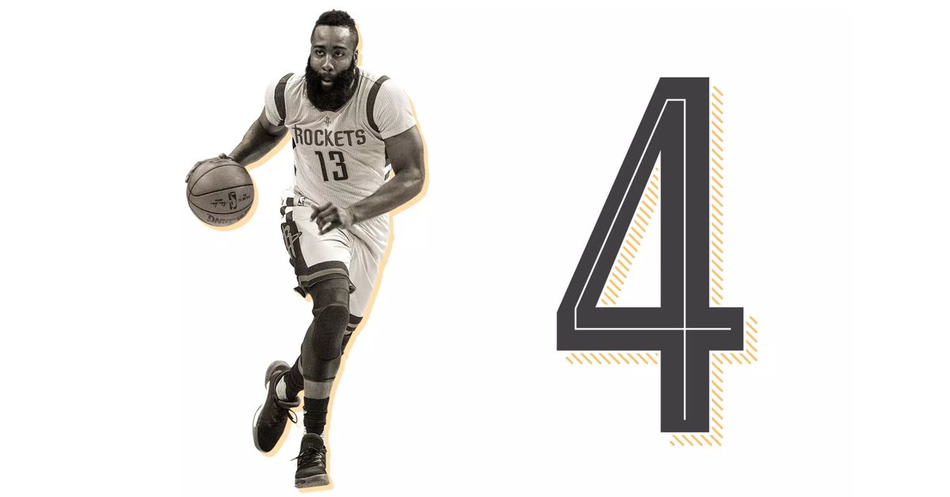 4、詹姆斯-哈登