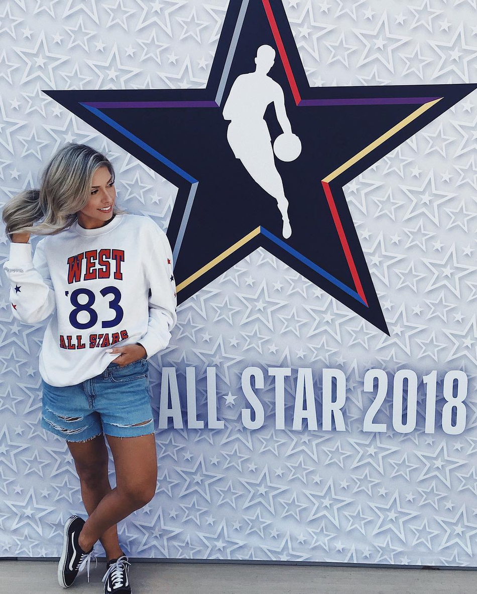 今日份小姐姐!快船队超美拉拉队员 爱吃鸡的25岁杂志嫩模