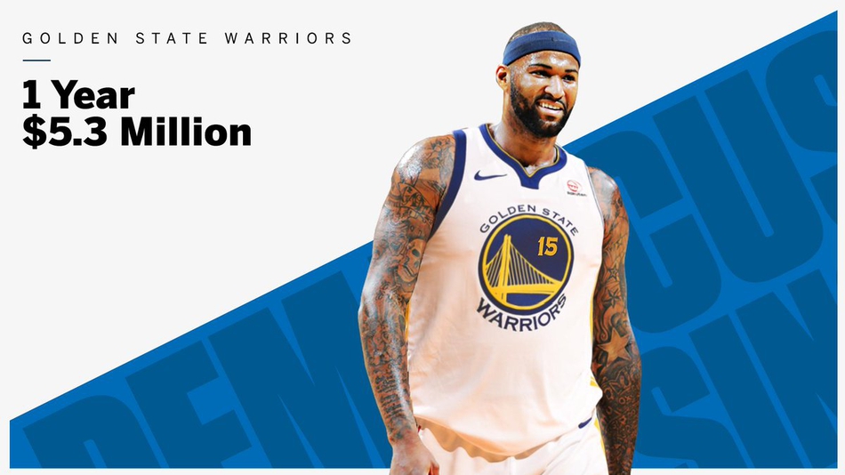 考辛斯一年530万加盟湖人