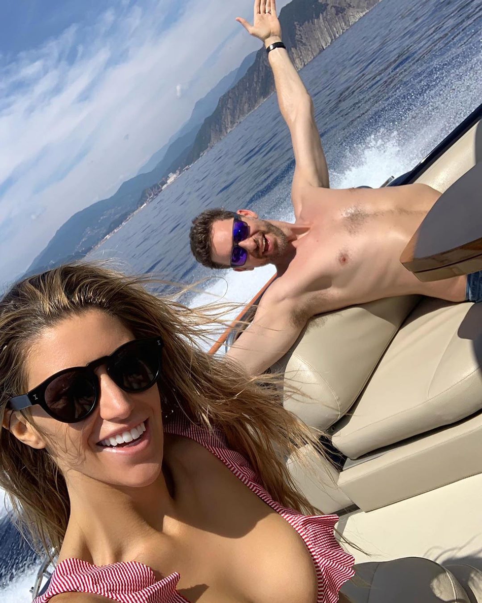 酸了酸了！加索尔夫妇狂撒狗粮 嫂子这身材是真的棒