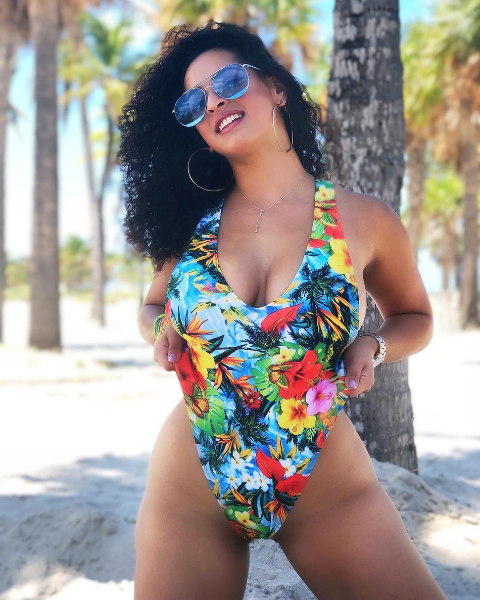 高能预警！身材超超超超超劲爆的热火拉拉队员 她还是心理学博士