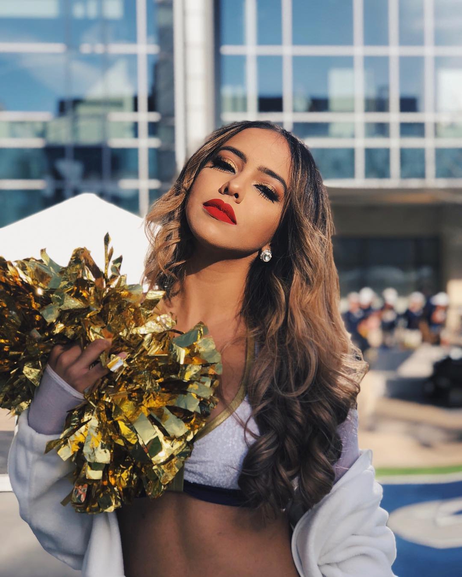 南美风情！身材逆天的22岁热火啦啦队小姐姐！