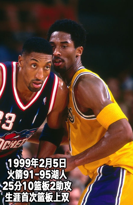 24张经典照回顾科比生涯第三季：20岁，首发打满82场常规赛