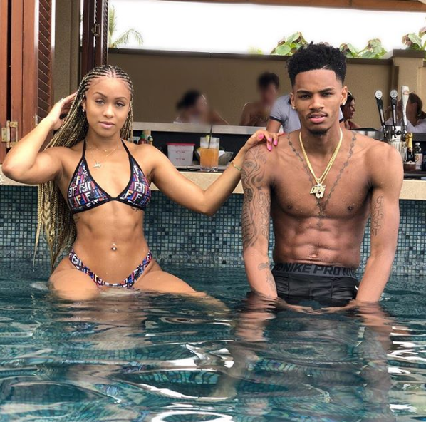 马刺新星与模特女友大秀恩爱 这姿势太羞耻