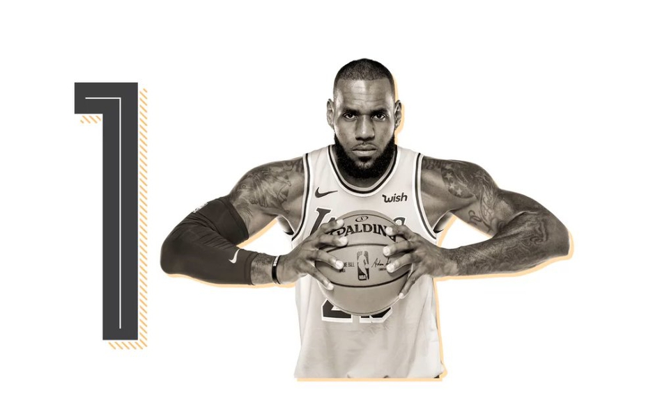 1、勒布朗-詹姆斯