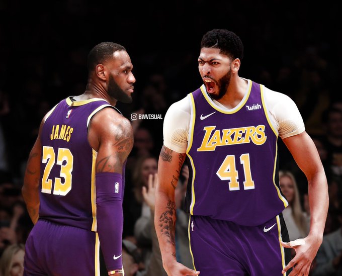 浓眉湖人球衣P图合集来啦!和詹姆斯组现役最强二人组