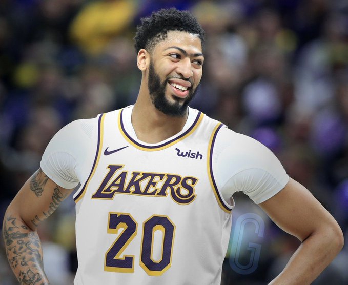 浓眉湖人球衣P图合集来啦!和詹姆斯组现役最强二人组