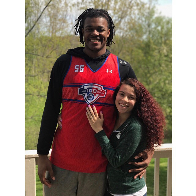 密歇根州大大三前锋宣布参加选秀！21岁的他已有一儿一女