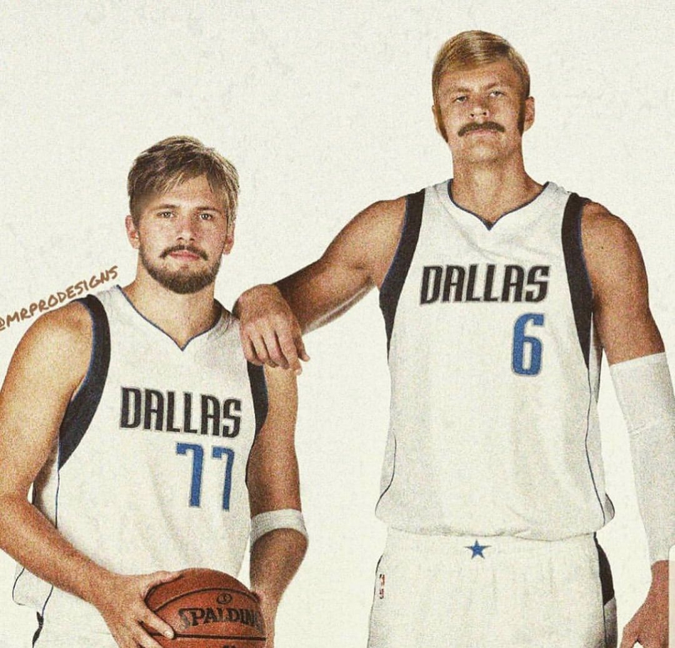 谁最雷人？NBA球星复古造型：詹眉重回70年代 独行侠双星超帅