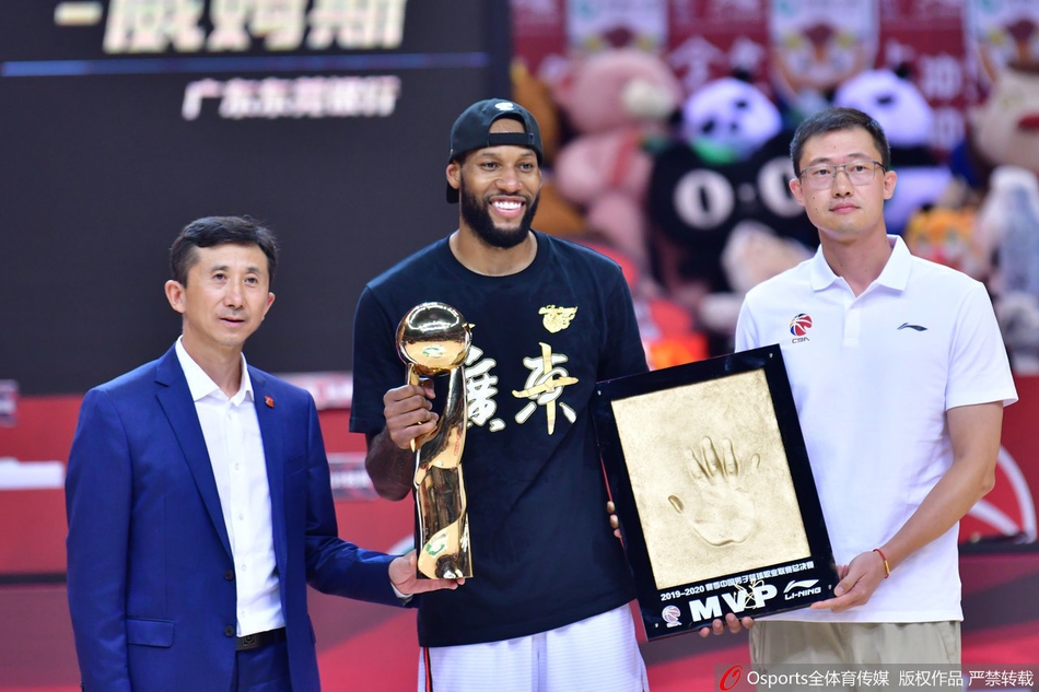 广东夺冠颁奖典礼