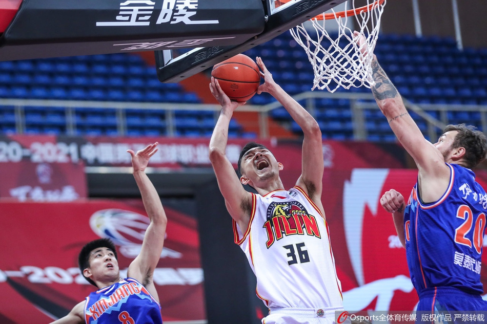CBA第17轮：吉林90-97新疆