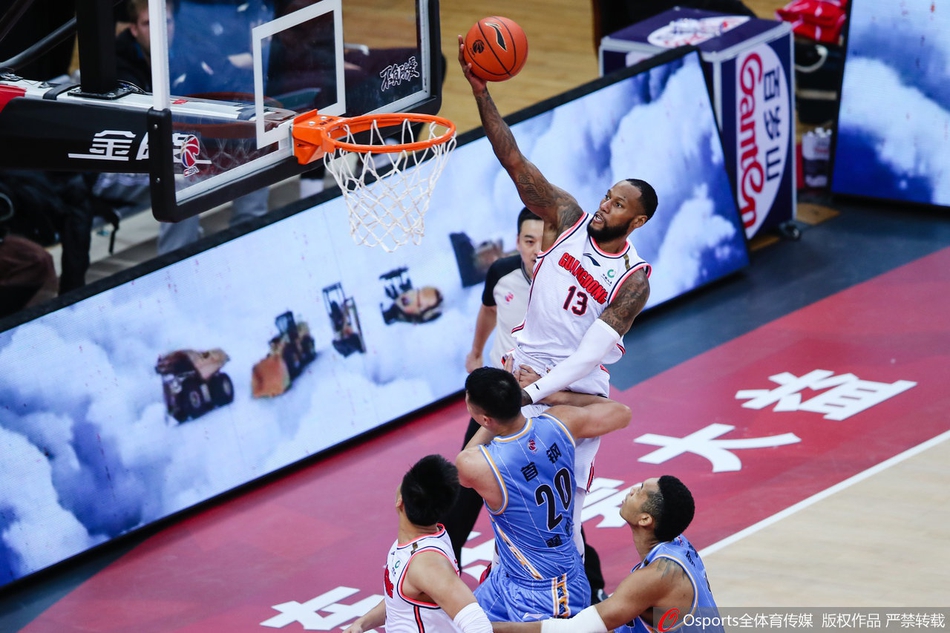 CBA第18轮：广东118-101北京