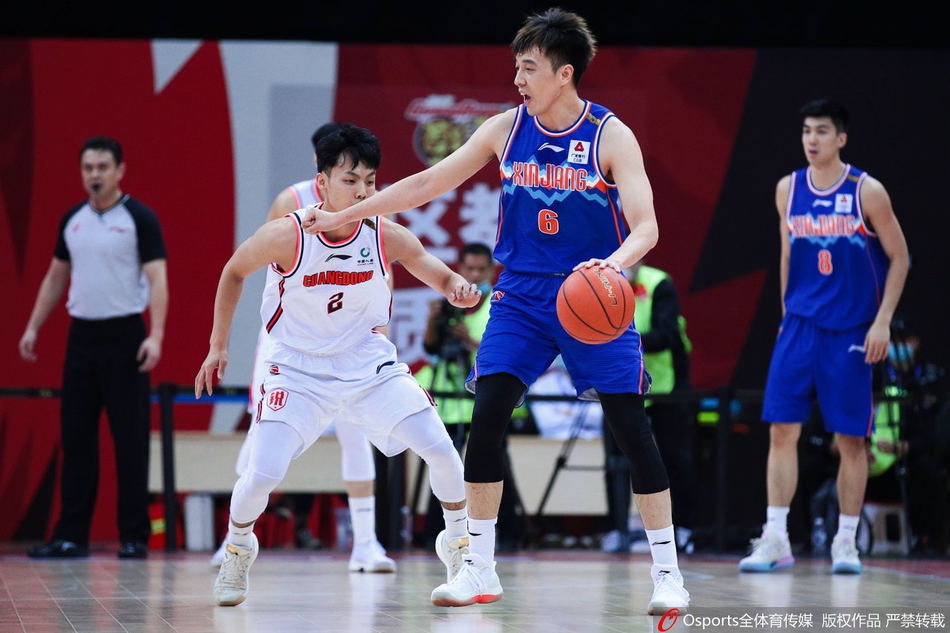 CBA第19轮：广东115-102新疆