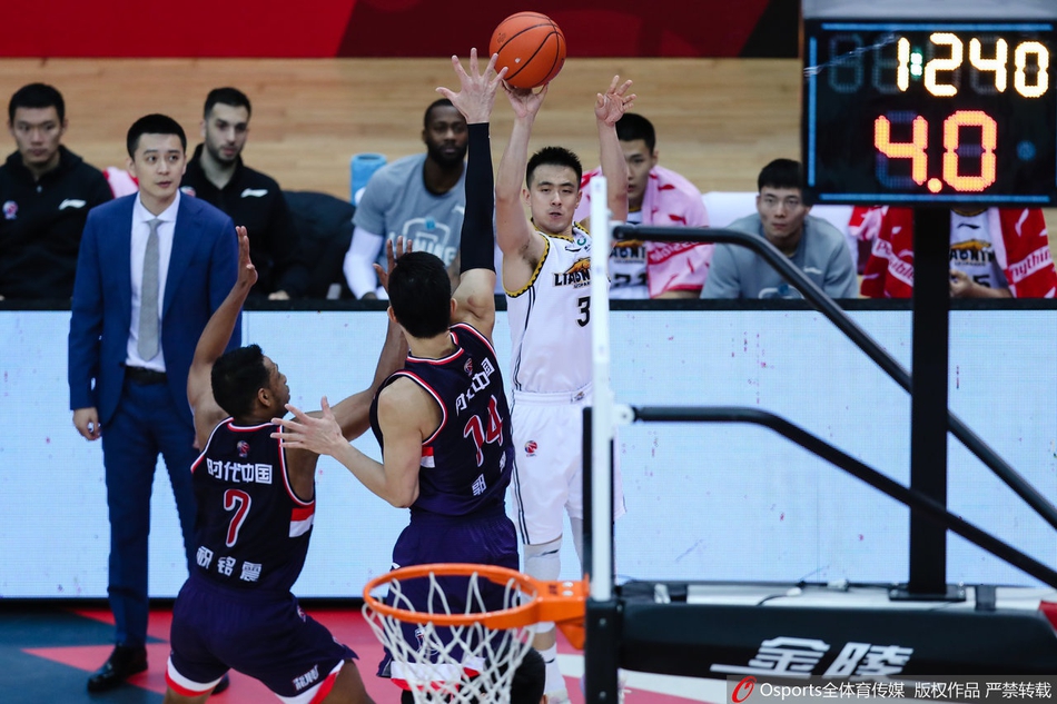 CBA第19轮：辽宁95-93广州