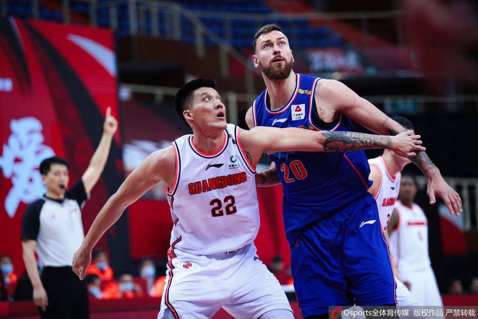 CBA第19轮：广东115-102新疆