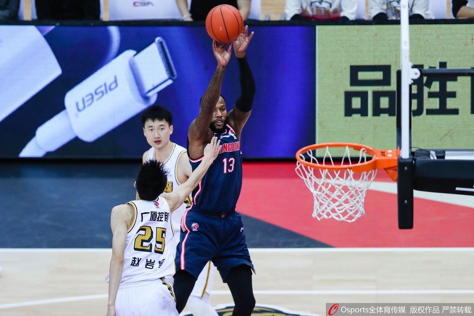 CBA第20轮：广厦117-119广东