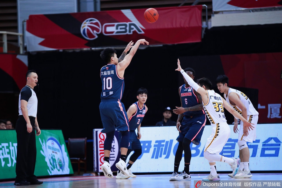 CBA第20轮：广厦117-119广东