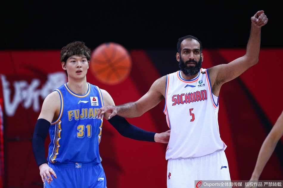 CBA第21轮：四川113-121福建