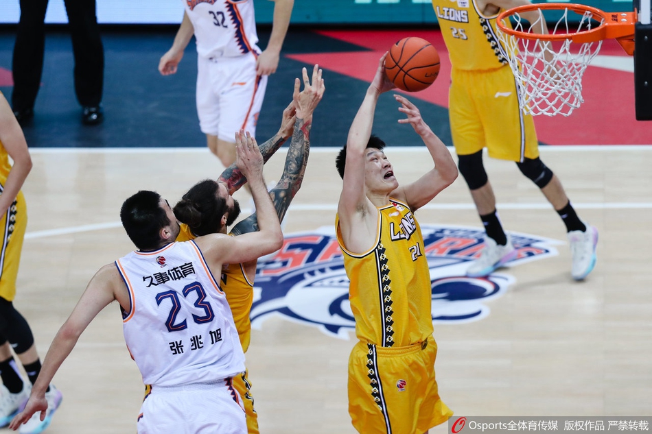 CBA第21轮：上海123-111广厦