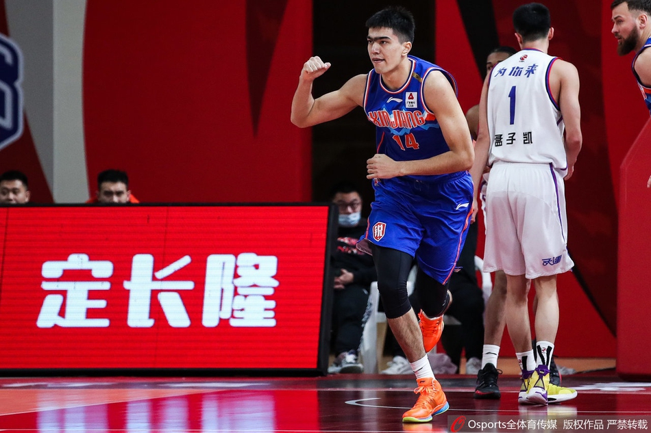 CBA第21轮：天津91-105新疆