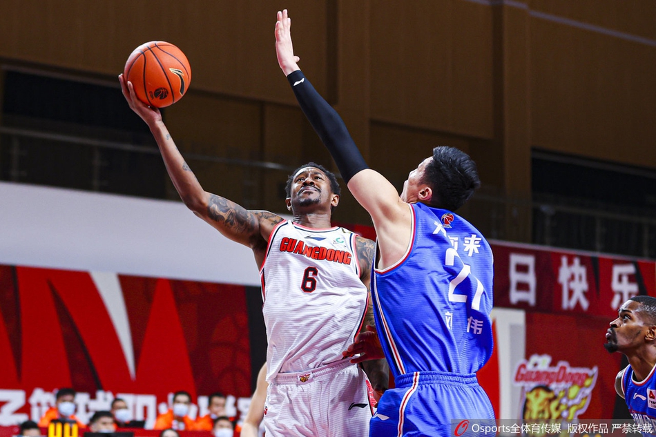 CBA第22轮：广东110-87天津