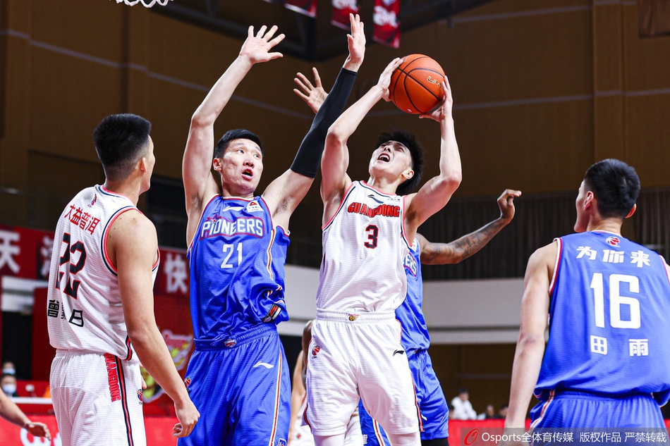 CBA第22轮：广东110-87天津