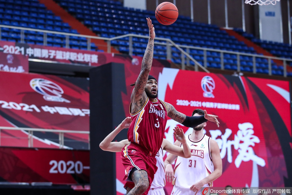 CBA第22轮:浙江94-106山西