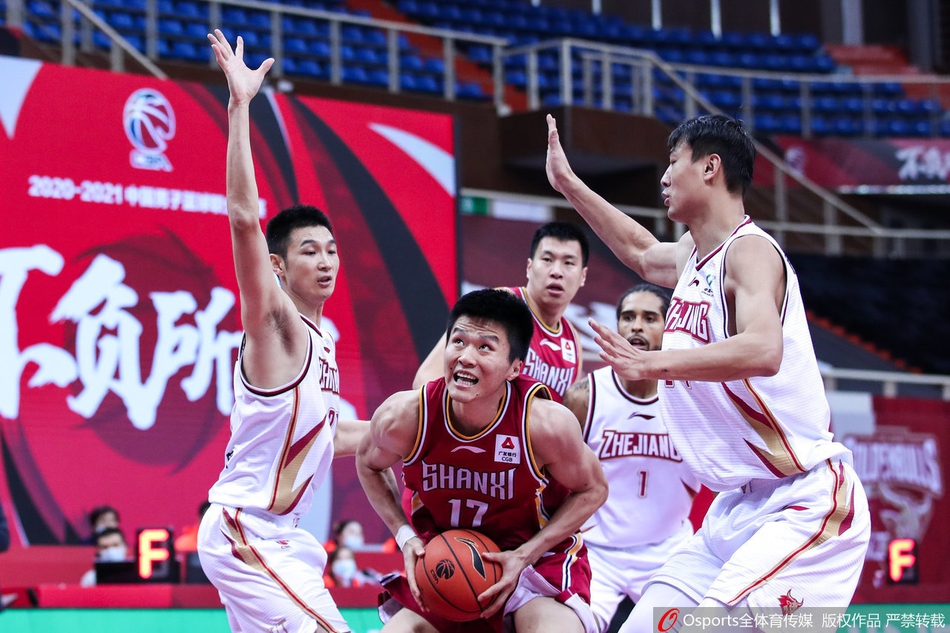 CBA第22轮:浙江94-106山西