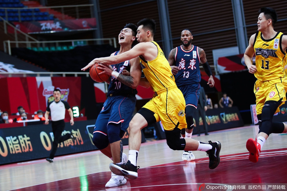CBA第27轮：广东110-111吉林