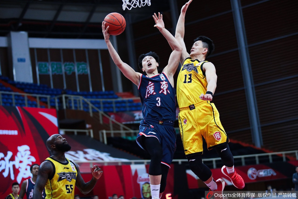CBA第27轮：广东110-111吉林
