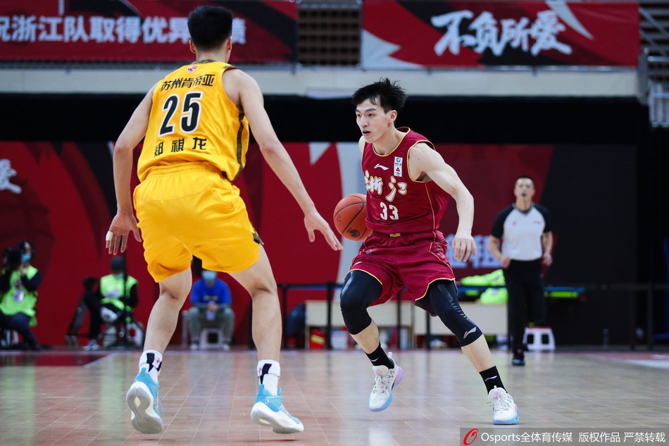CBA第27轮：浙江129-110江苏