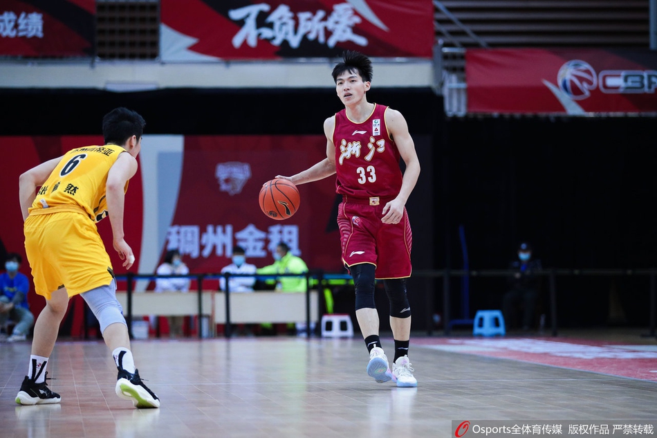 CBA第27轮：浙江129-110江苏