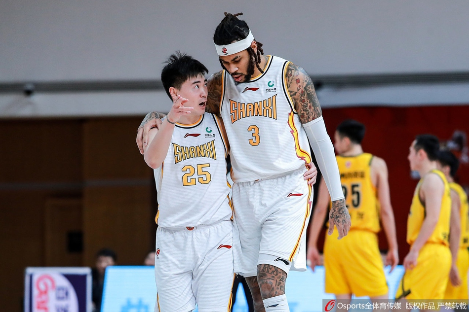 CBA第29轮：江苏106-111山西