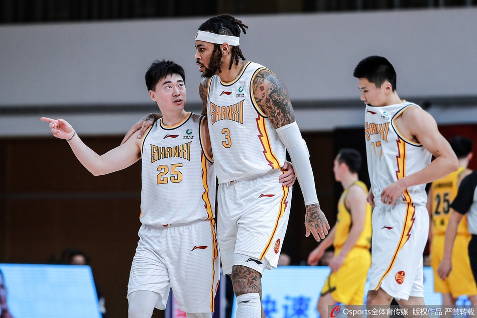 CBA第29轮：江苏106-111山西