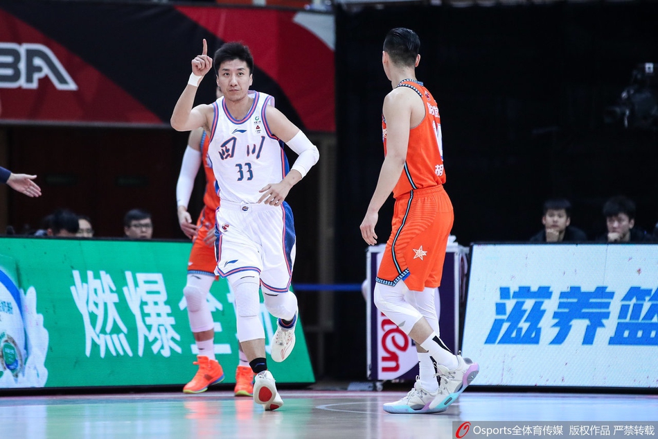 CBA第30轮：福建104-113四川