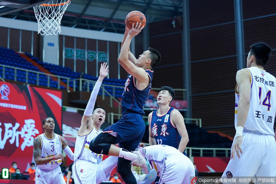 CBA第30轮：广东127-109北控