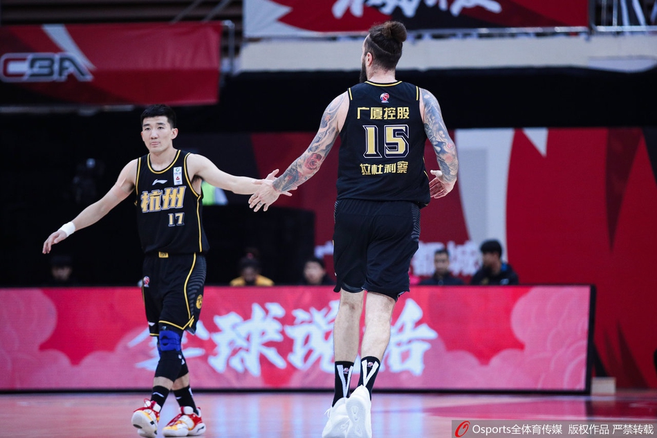 CBA第31轮:广厦117-112上海