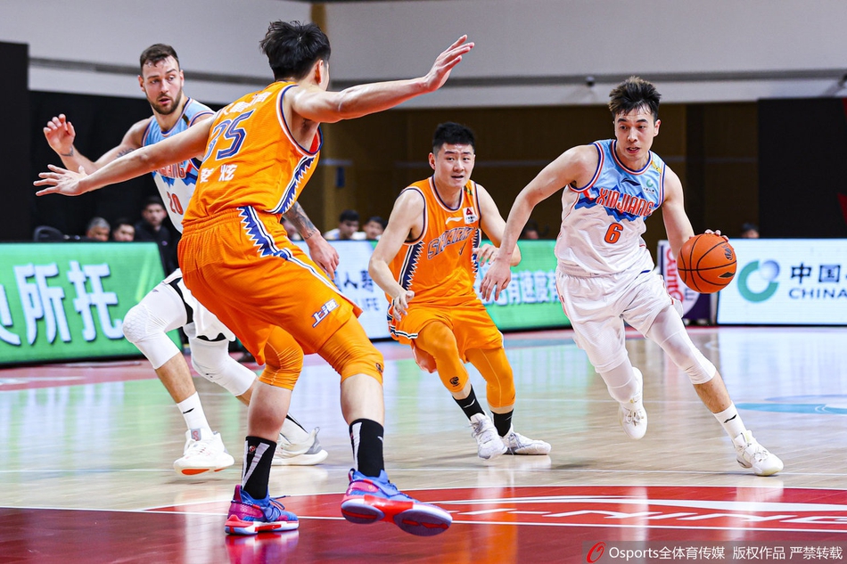 CBA第33轮:新疆108-98上海