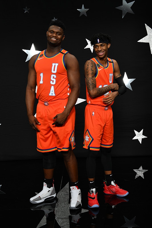 全明星新秀赛定妆照