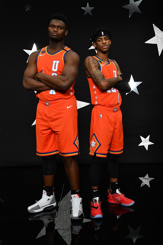 全明星新秀赛定妆照