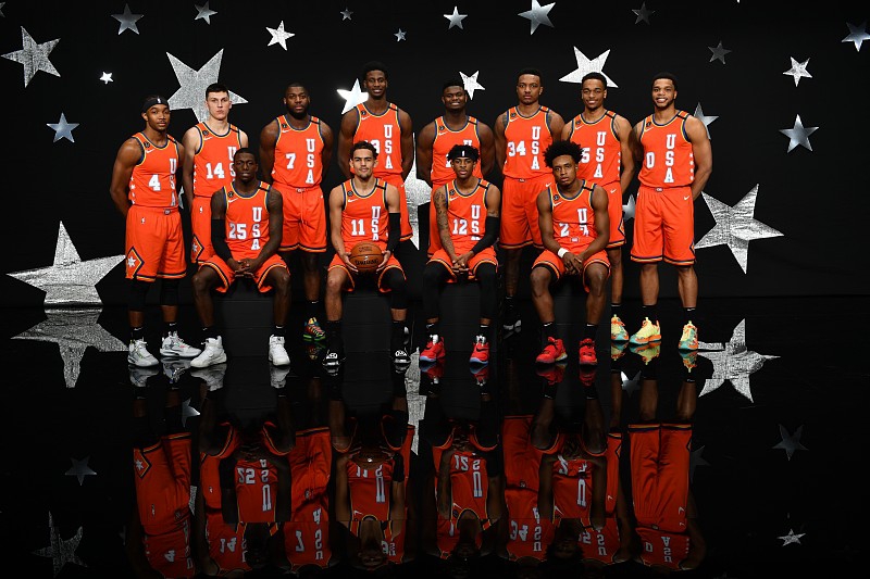 全明星新秀赛定妆照