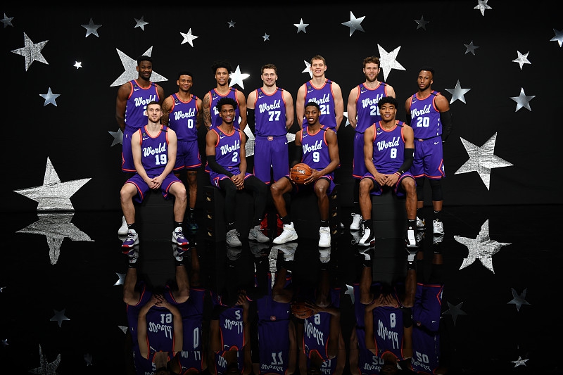 全明星新秀赛定妆照